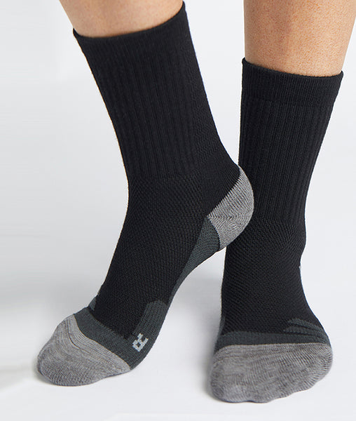 Hodads Gym Socks Grey Black